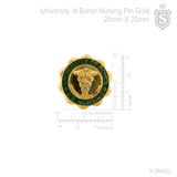 University of Bohol Nursing Pin Gold