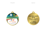Run for Health Medal Gold 50.8mm