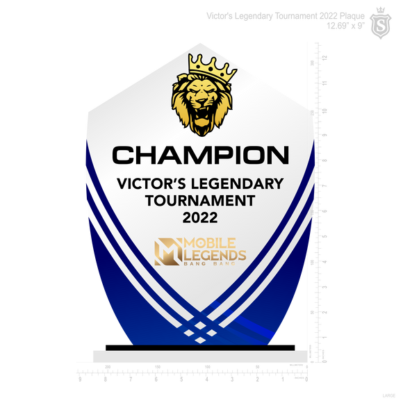 Victor's Legendary Tournament Plaque