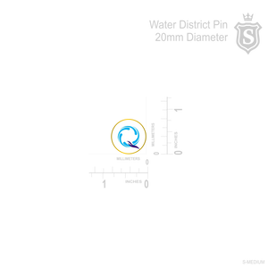 Quezon Bukidnon Water District Pin