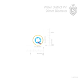 Quezon Bukidnon Water District Pin