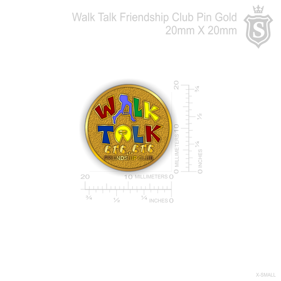 Walk and Talk Pin