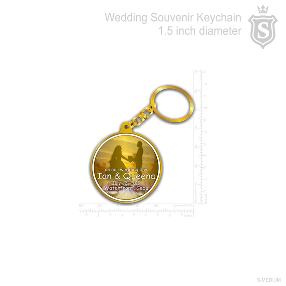 Wedding Souvenir Keychain