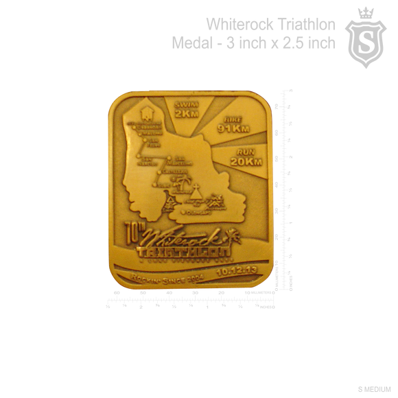 Whiterock Triathlon Medal