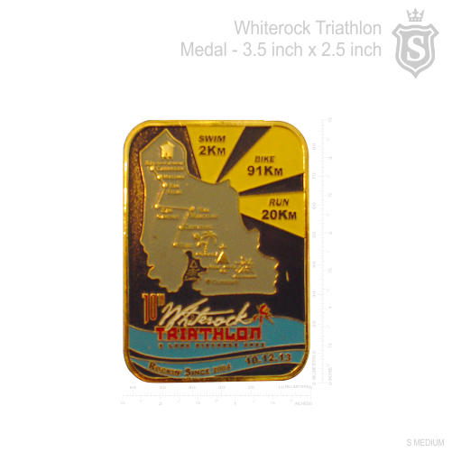 Whiterock Triathlon Medal