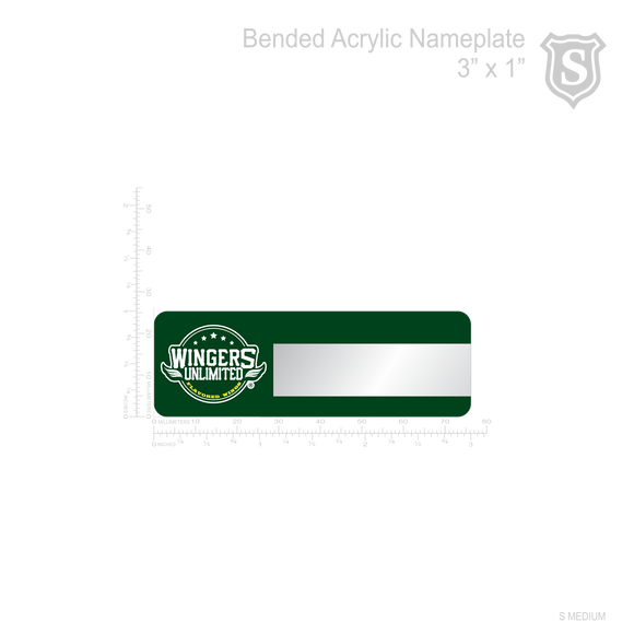 Wingers Unlimited Nameplate