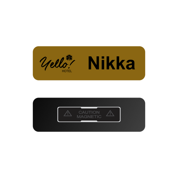 Yello Nameplate