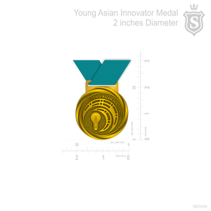 YOUNG ASIAN INNOVATOR 2" MEDALS