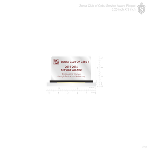 Zonta Club Plaque