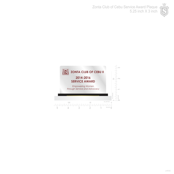 Zonta Club Plaque