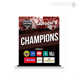 Champion Acrylic Plaque