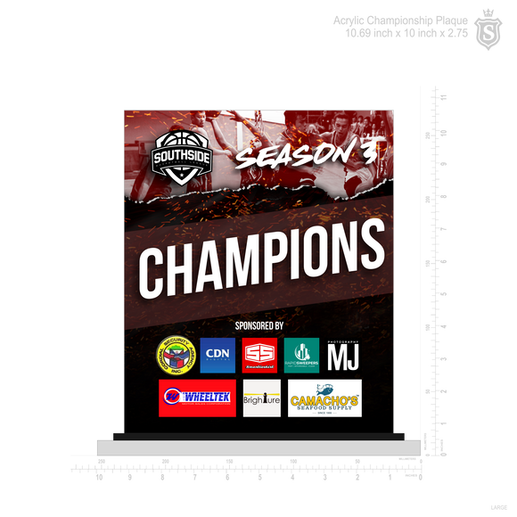 Champion Acrylic Plaque