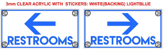 Alta Vista Restromm Pool Signage