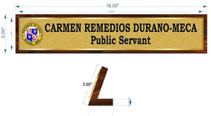 Capitol Public Servant Table Signage