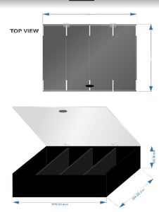 Acrylic Cutlery Bin