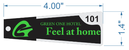 Green One Hotel Keyholder