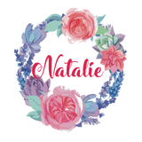 Flower Wreath Name Decals
