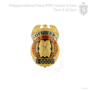 PNP-Philippine National Police Officer Breast Badge