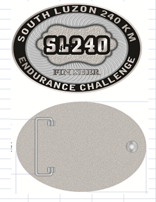 SL - South Luzon  Race Buckle