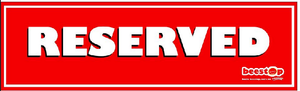 Bee Stop Reserved Signage