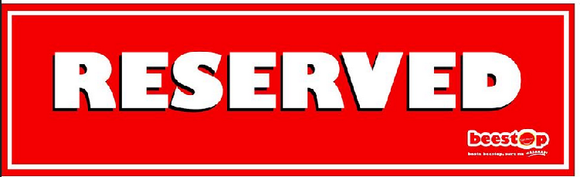 Bee Stop Reserved Signage
