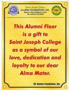 Brass Signage for Saint Joseph College