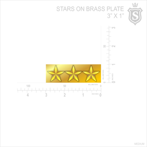 BRASS PLATE WITH STAR