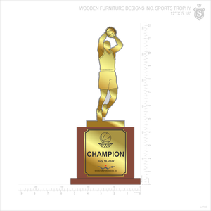 WOVEN FURNITURE SPORTS TROPHY