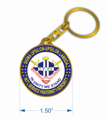 Sigma Upsilon Keychain
