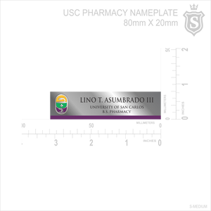 USC Nameplate - Dept. Of Pharmacy